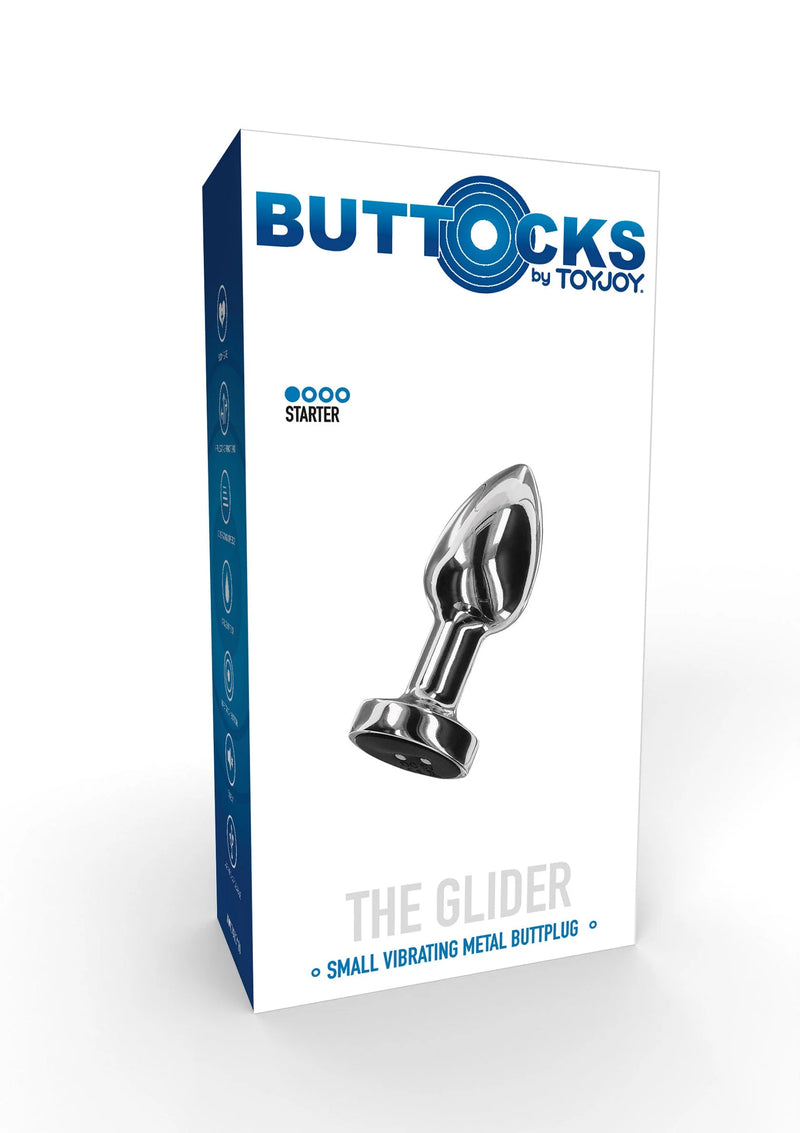 ToyJoy Vibrating Metal Buttplug Storlek S