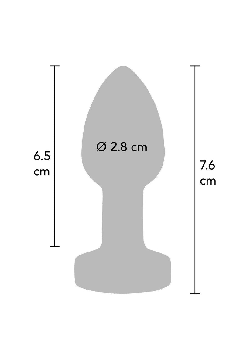 ToyJoy Vibrating Metal Buttplug Storlek S