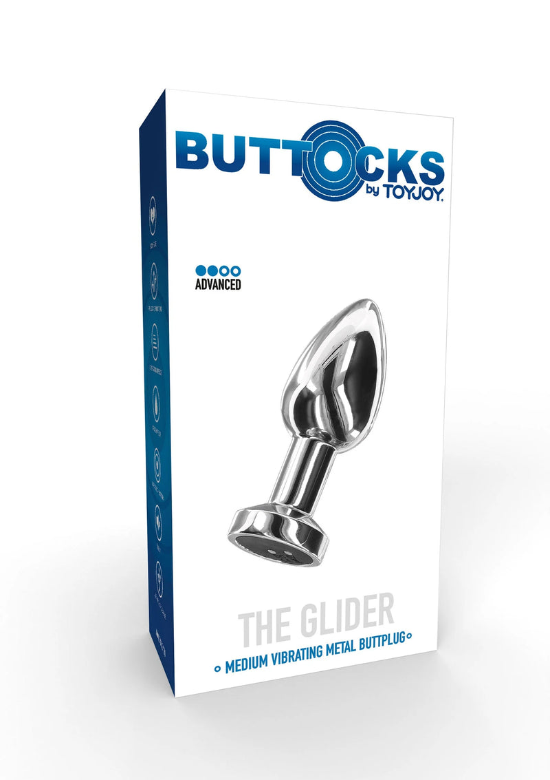 ToyJoy Vibrating Metal Buttplug Storlek M