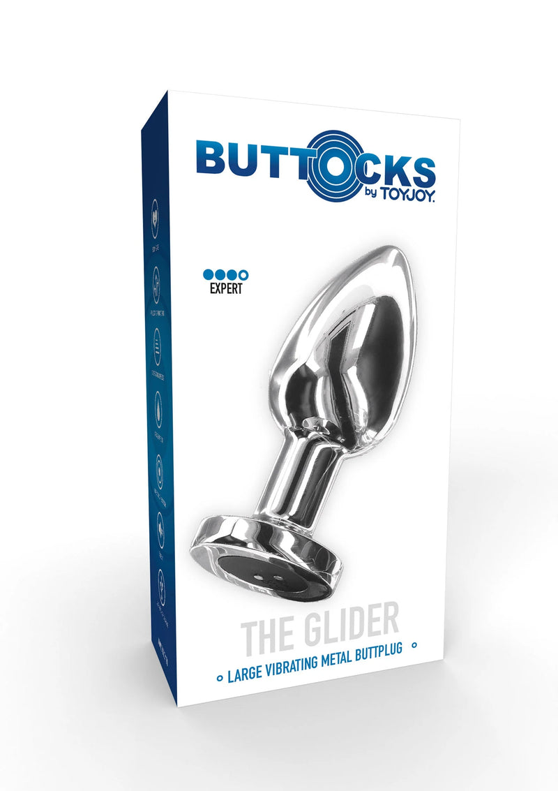 ToyJoy Vibrating Metal Buttplug Storlek L