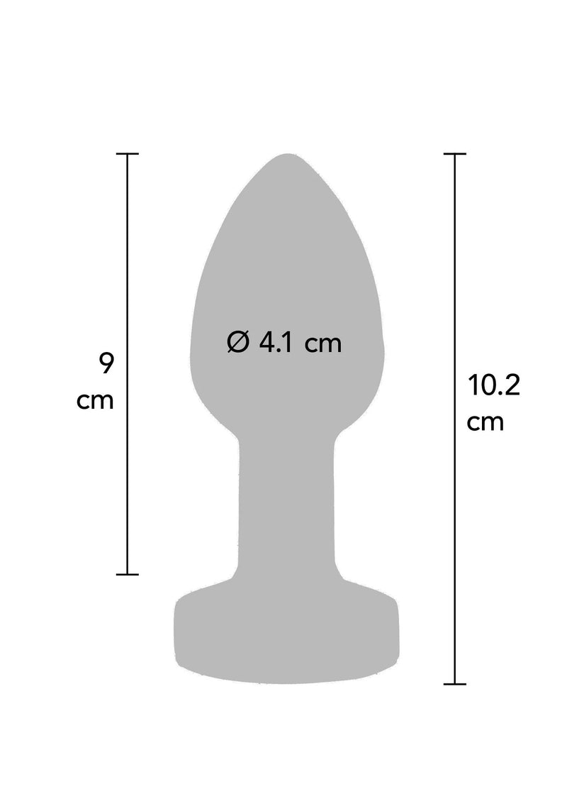 ToyJoy Vibrating Metal Buttplug Storlek L