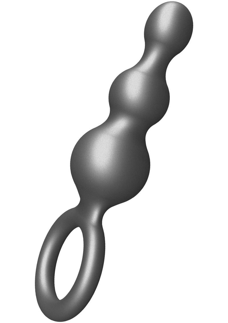 ToyJoy The Stuffer 3-Balls Metallic Silicone Plug