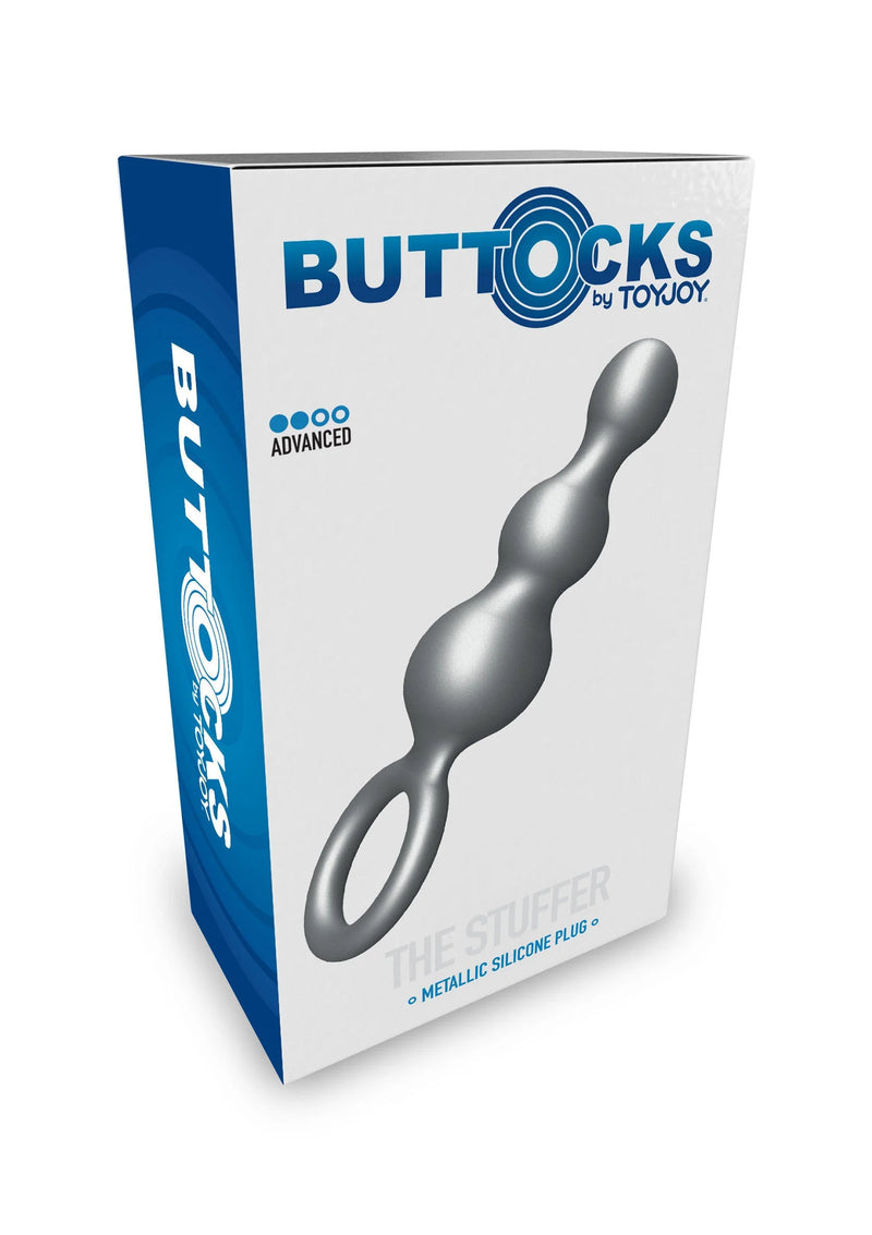 ToyJoy The Stuffer 3-Balls Metallic Silicone Plug
