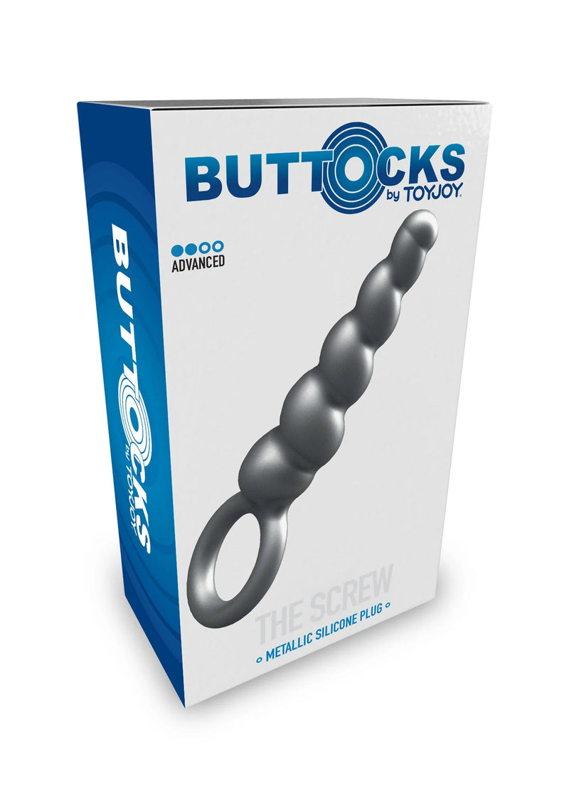 ToyJoy The Screw Metallic Silicone Plug