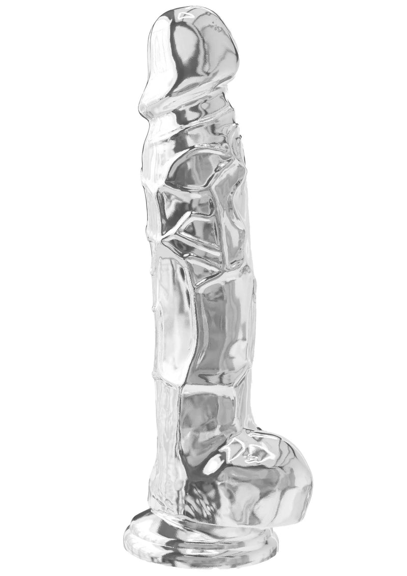 ToyJoy Get Real Clear Dildo with Balls 22,5 cm