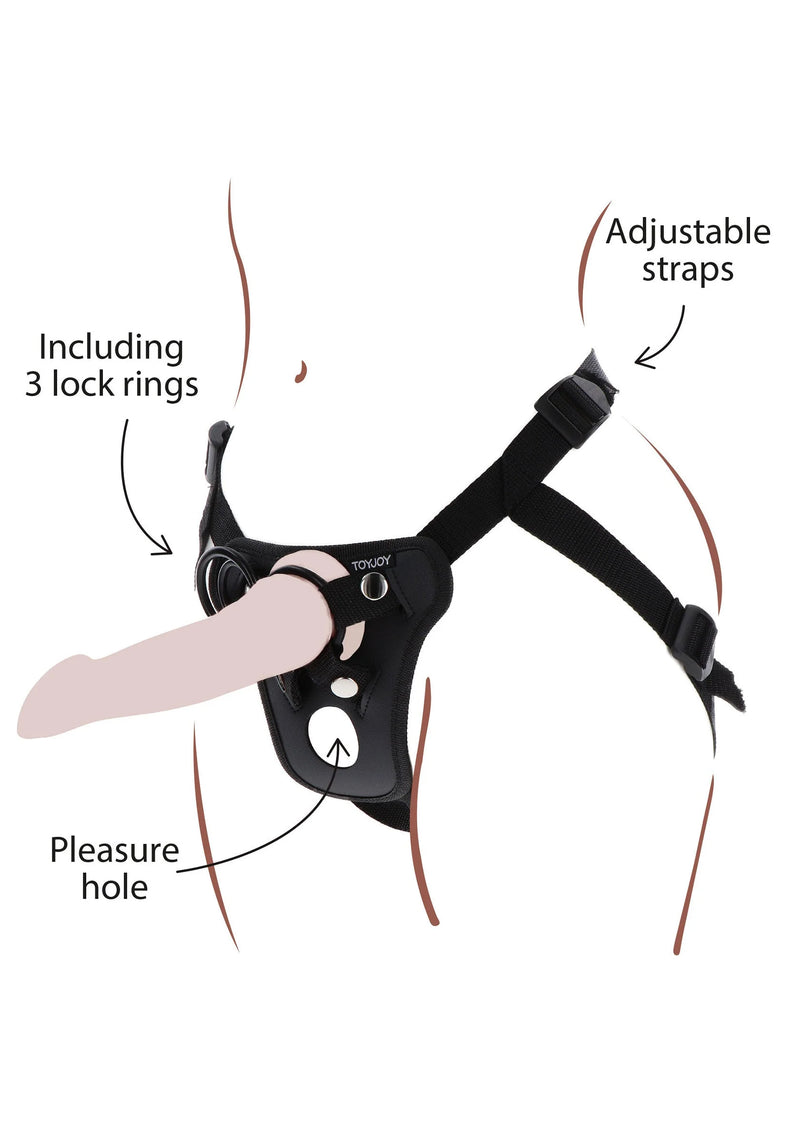 ToyJoy Strap-On Pleasure Hole Harness O/S