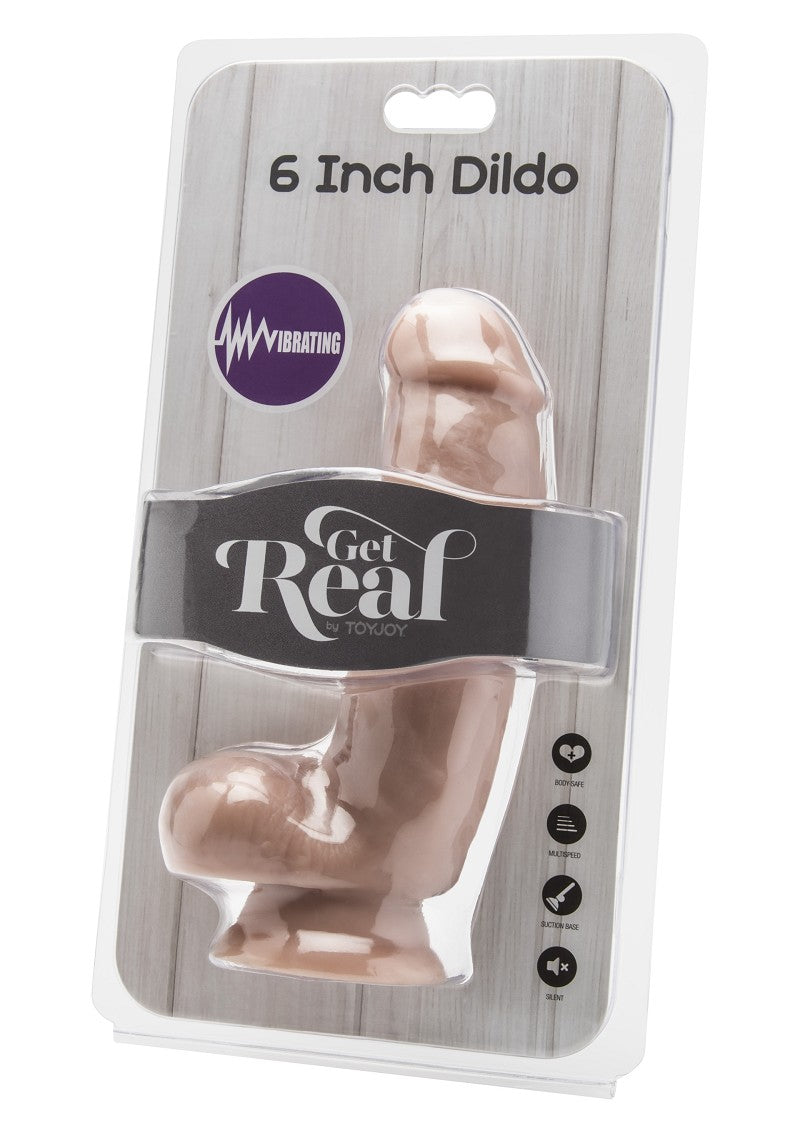 ToyJoy Get Real Dildo 15 cm with Balls Vibrator