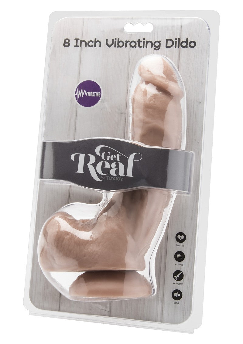 ToyJoy Get Real Dildo 20,5 cm with Balls Vibrator