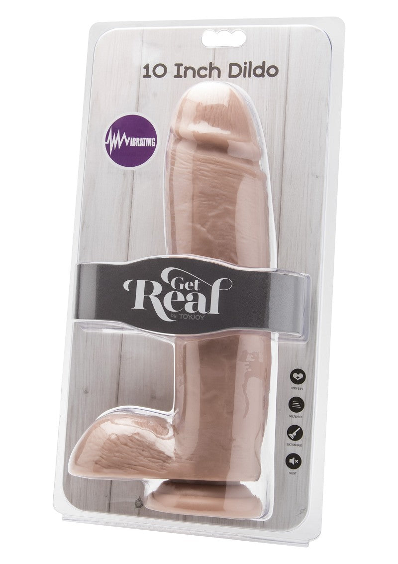 ToyJoy Get Real Dildo 25,5 cm with Balls Vibrator