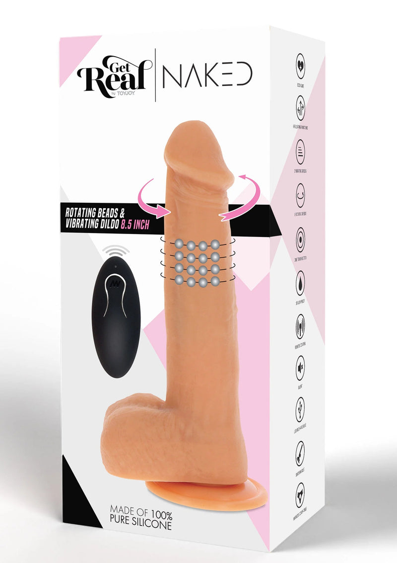 ToyJoy Rotating Beads Vibrating Dildo