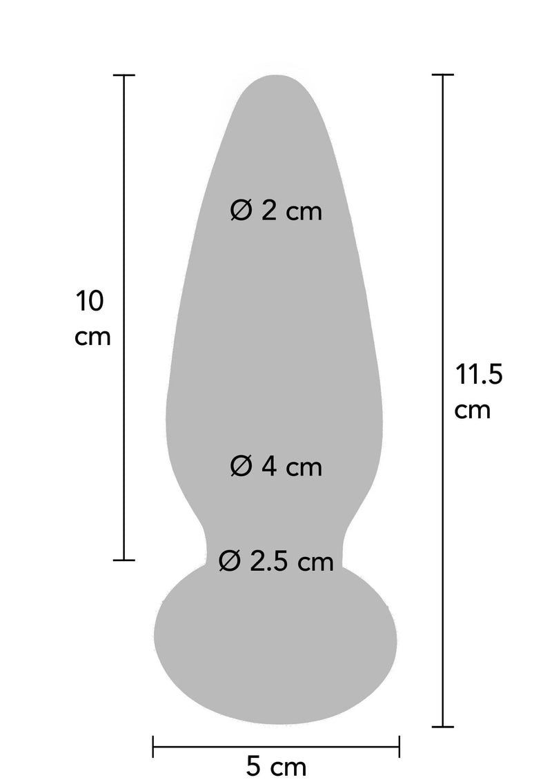 ToyJoy Shining Vibrating Glass Plug