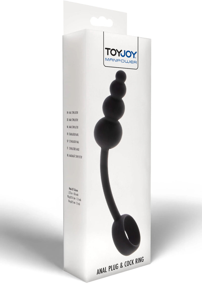 ToyJoy Manpower Analplugg & Penisring