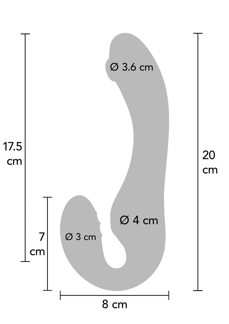 Xocoon Strapless Strap-On Pulse Vibe