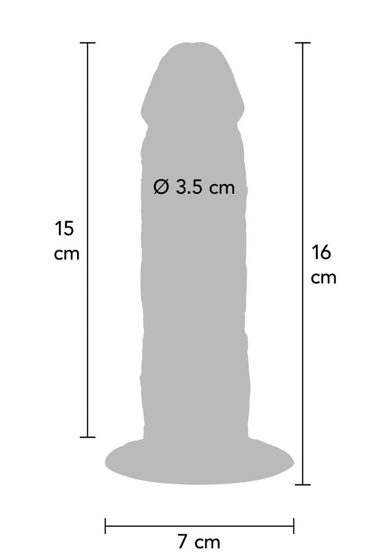 ToyJoy Get Real Silicone Foreskin Dong 15 cm