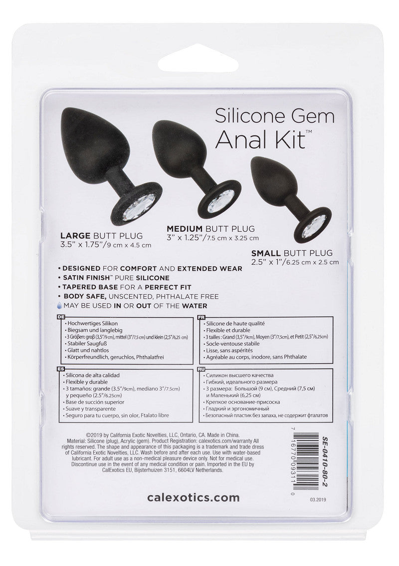 CalExotics Silicone Gem Analkit
