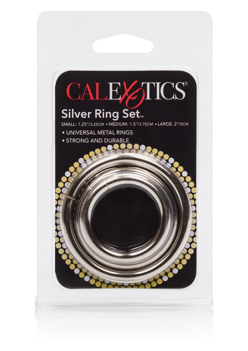 CalExotics Silver Ring - 3 pack
