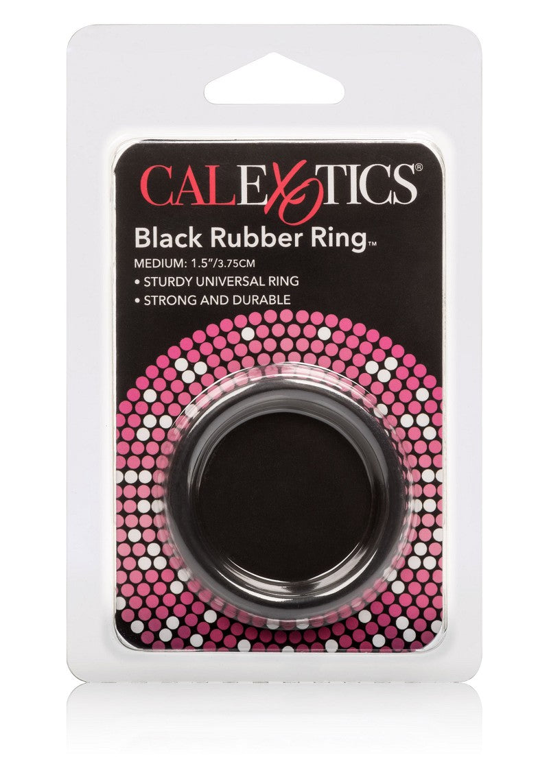 CalExotics Black Rubber Ring - Storlek M