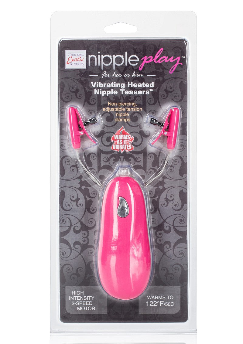 CalExotics Nipple Play Vibrating Heated Nipple Teasers