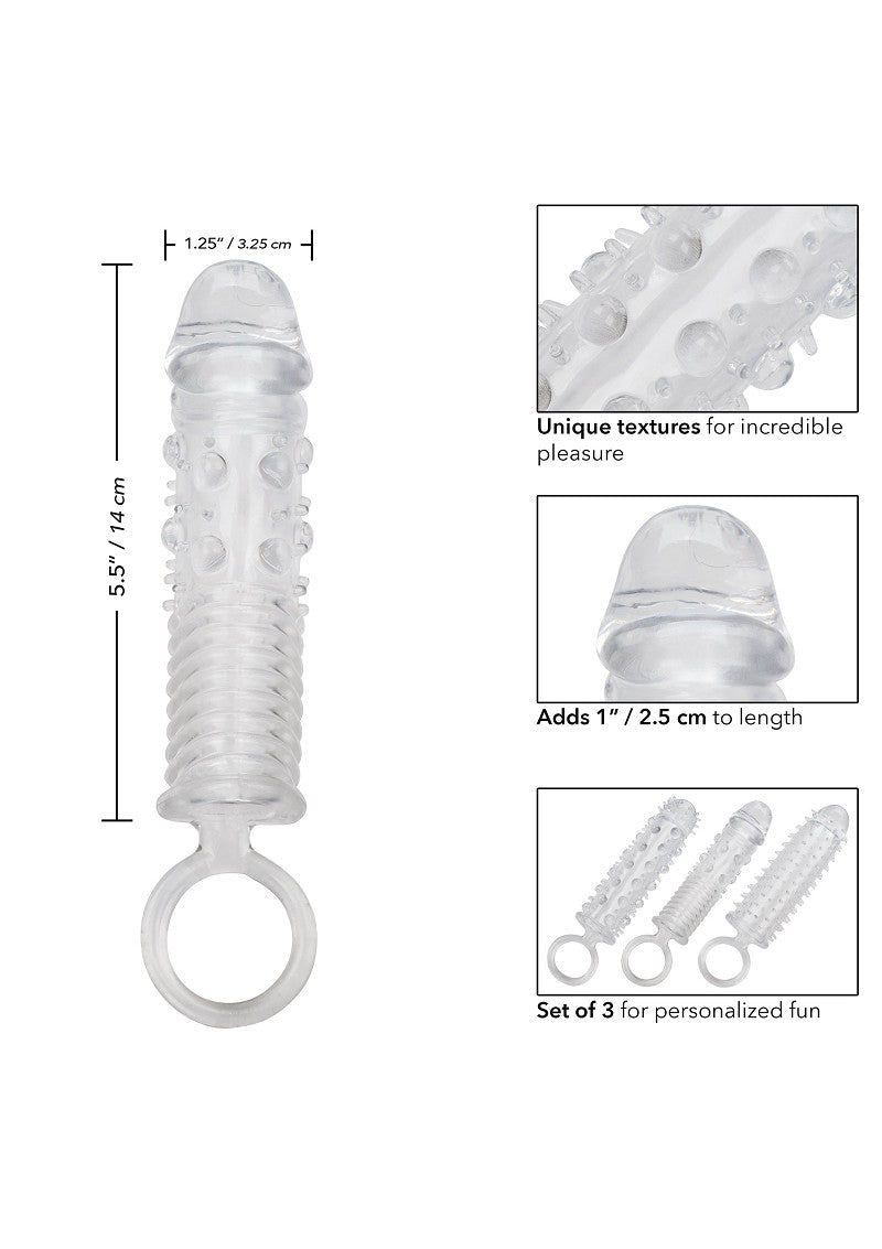 CalExotics 3 Piece Textured Extension Set