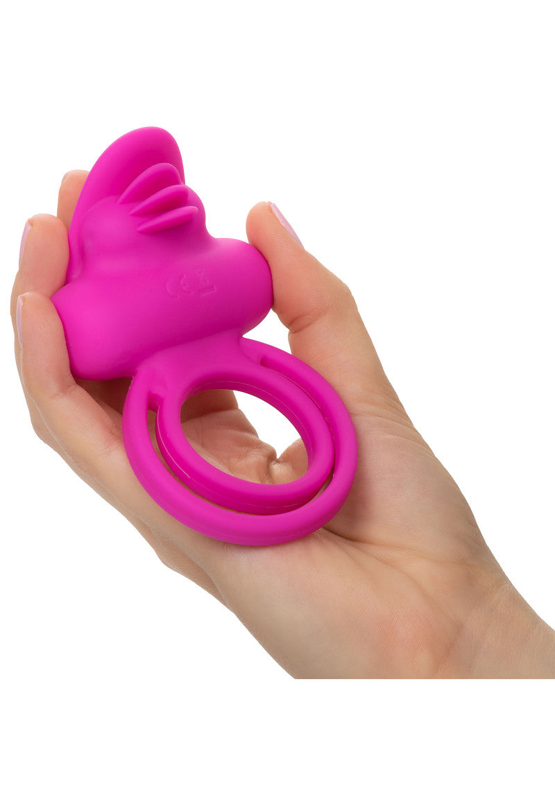 CalExotics Silicone Dual Clit Flicker Enhancer uppladdningsbar