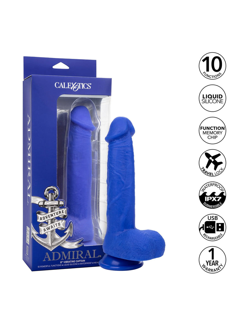 CalExotics Admiral 20cm Vibrating Captain