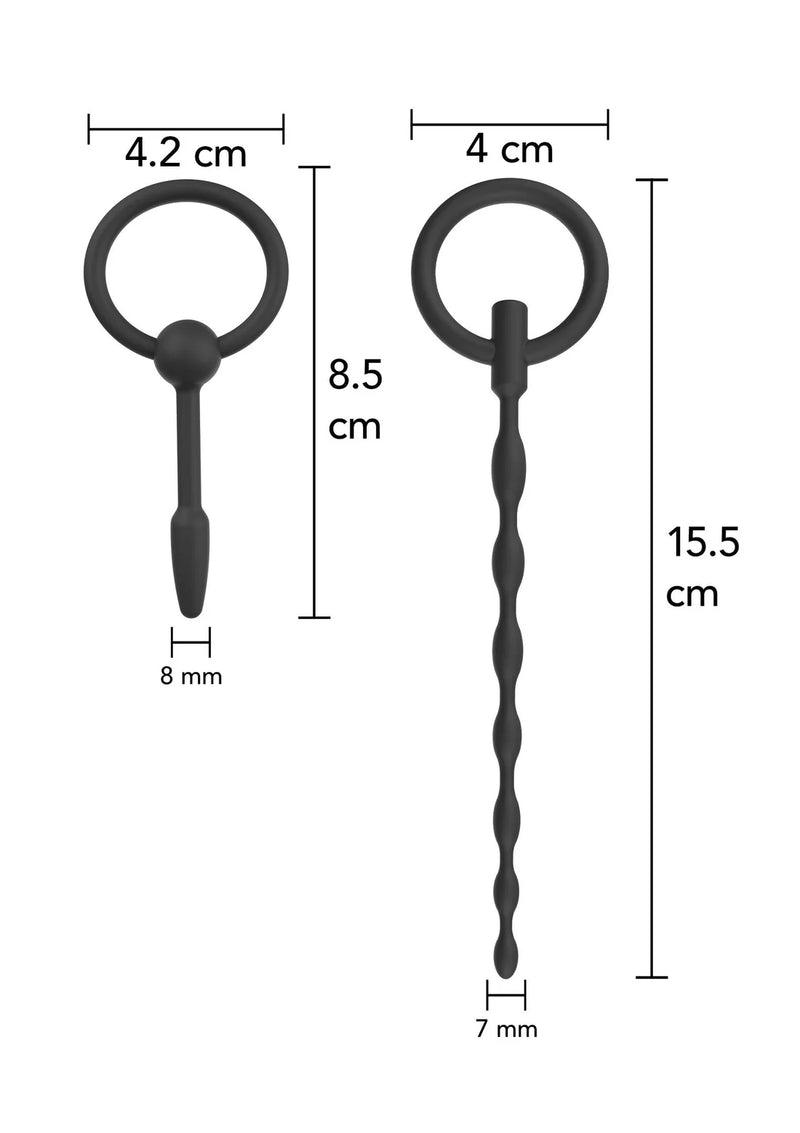 Hidden Desire Extreme Penis Plug Set Small 2st