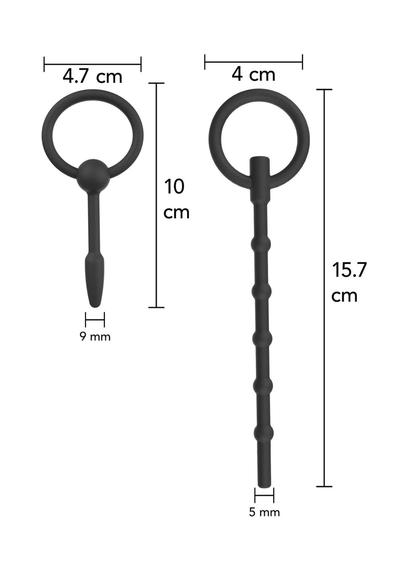 Hidden Desire Extreme Penis Plug Set Large 2st