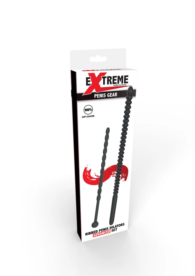 Hidden Desire Extreme Ribbed Penis Dilator Set 2st