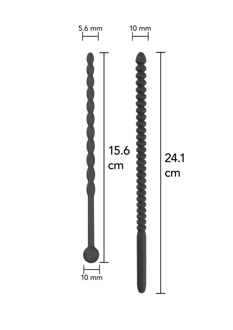 Hidden Desire Extreme Ribbed Penis Dilator Set 2st