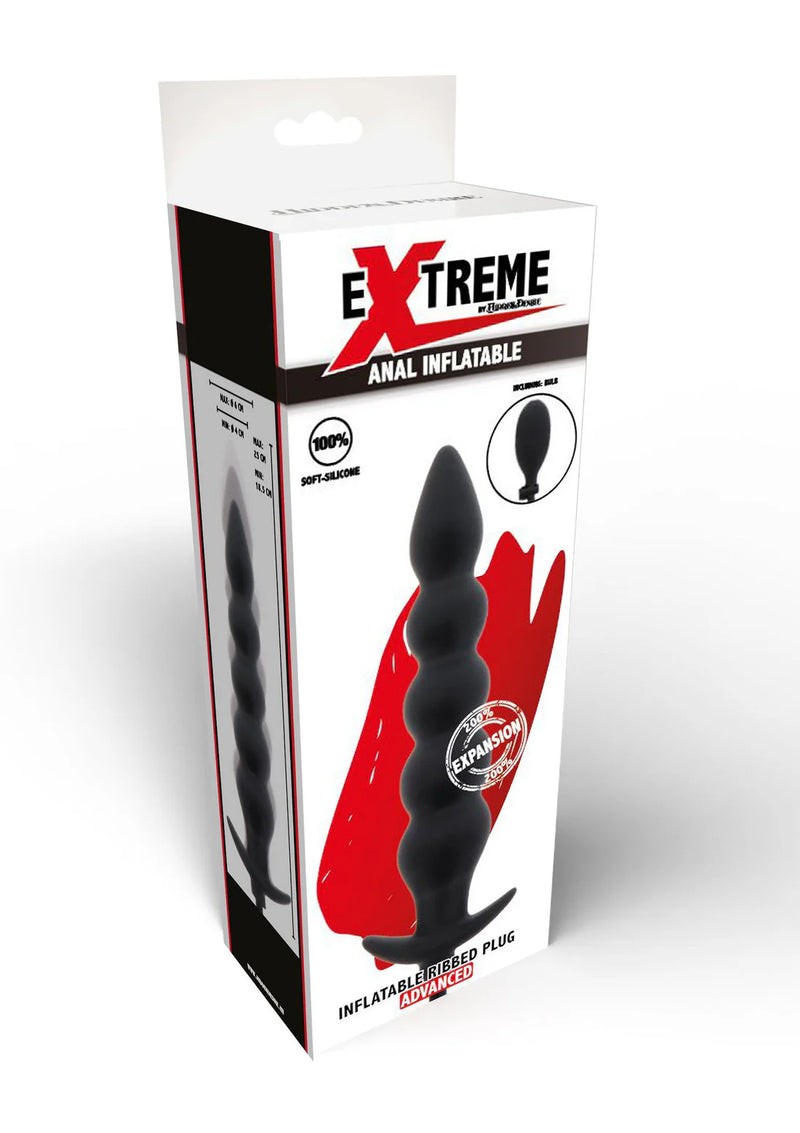 Hidden Desire Extreme Inflatable Ribbed Plug - Advanced