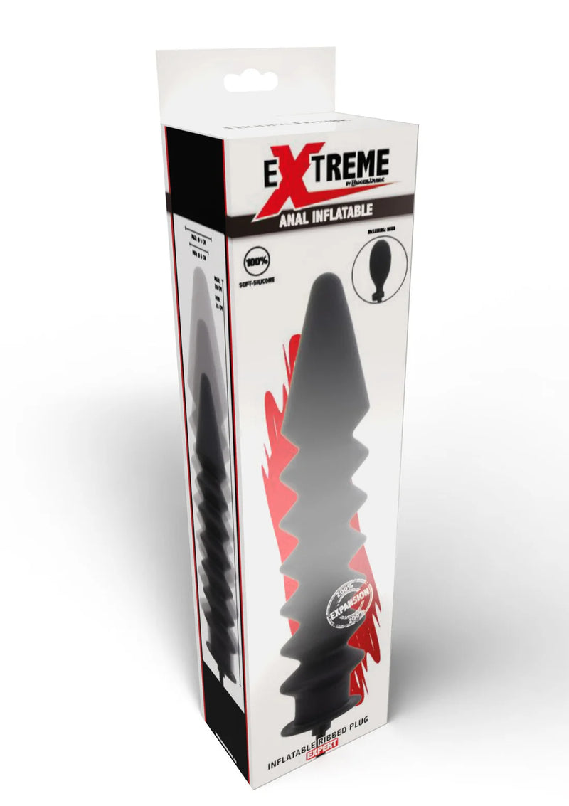 Hidden Desire Extreme Inflatable Ribbed Plug - Expert