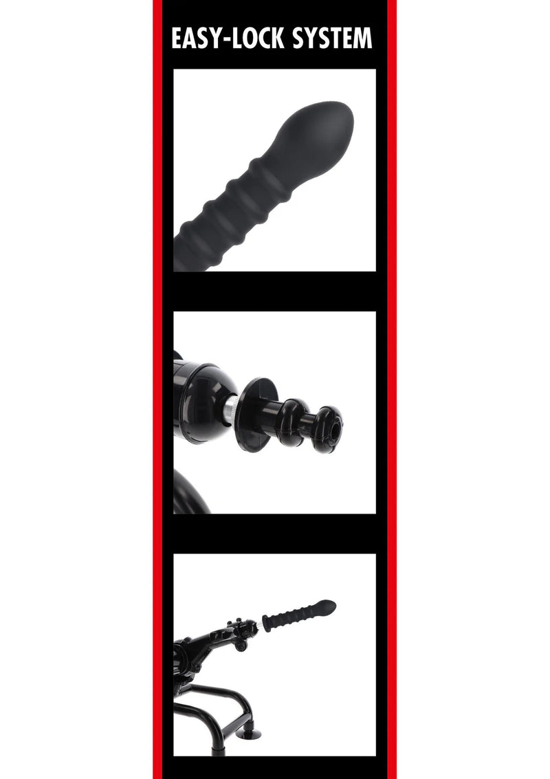 Hidden Desire Bangers Ribbed Dong Easy-Lock 19 cm