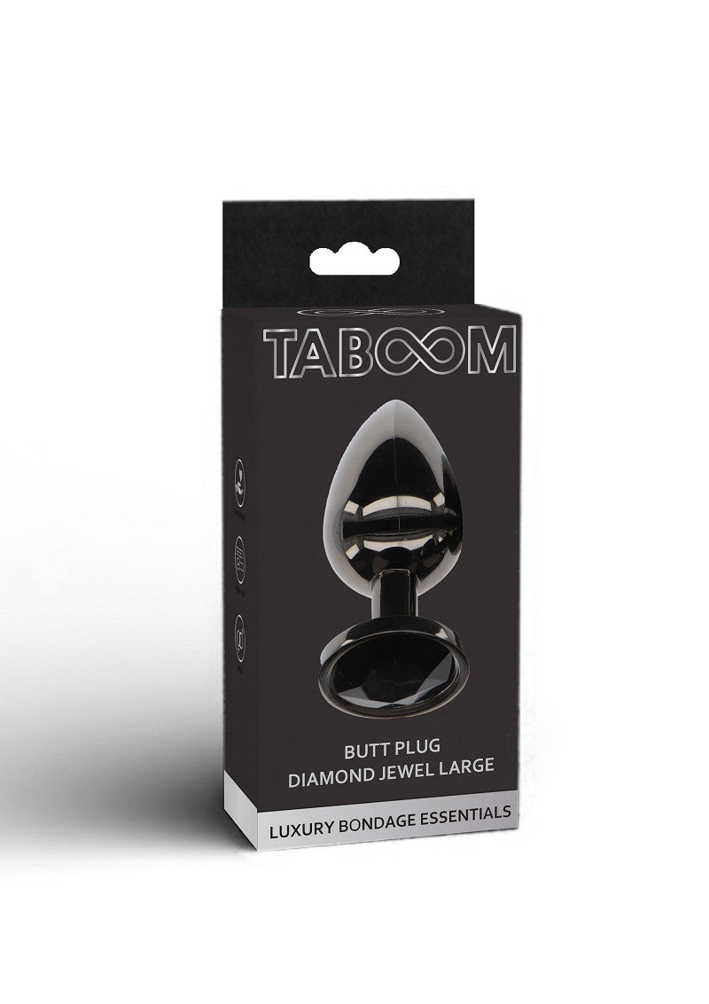 Taboom Essentials Butt Plug With Diamond Jewel storlek L