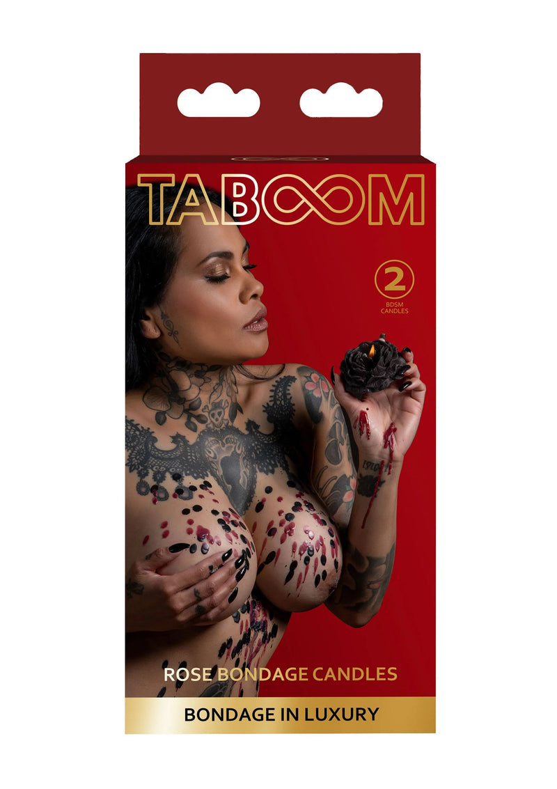 Taboom Bondage in Luxury Rose Japanese Drip Candle 2st