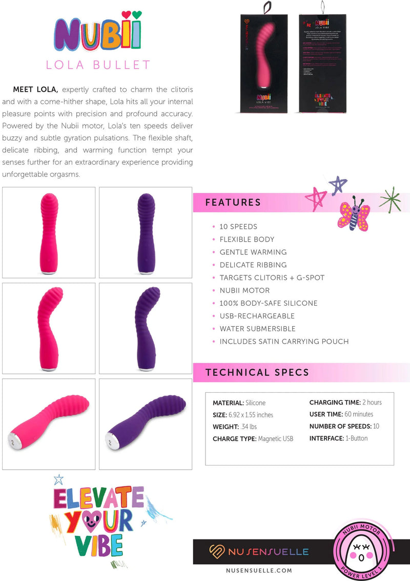 Nu Sensuelle Lola Flexible Warming Vibe