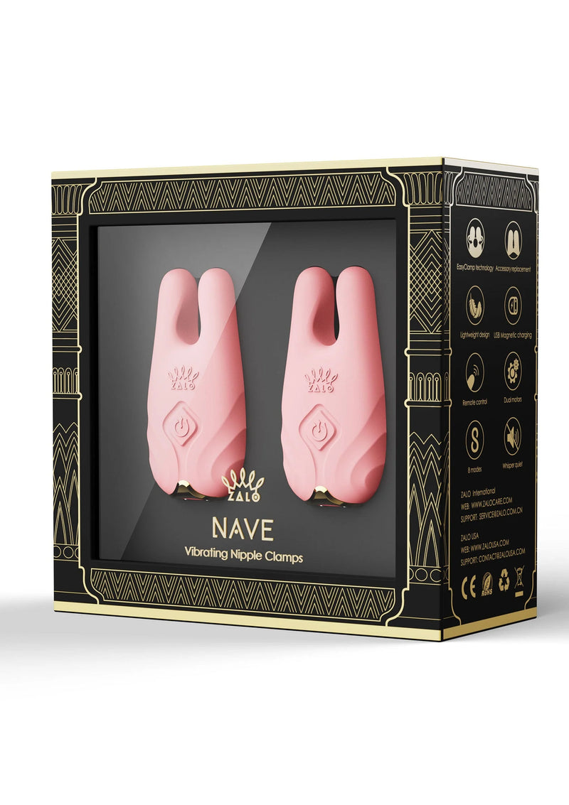 Zalo Nave Vibrating Nipple Clamps