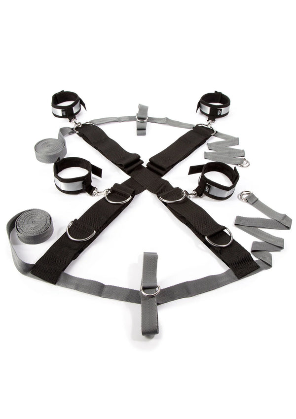 Fifty Shades of Grey Over the Bed Cross Restraint Silver