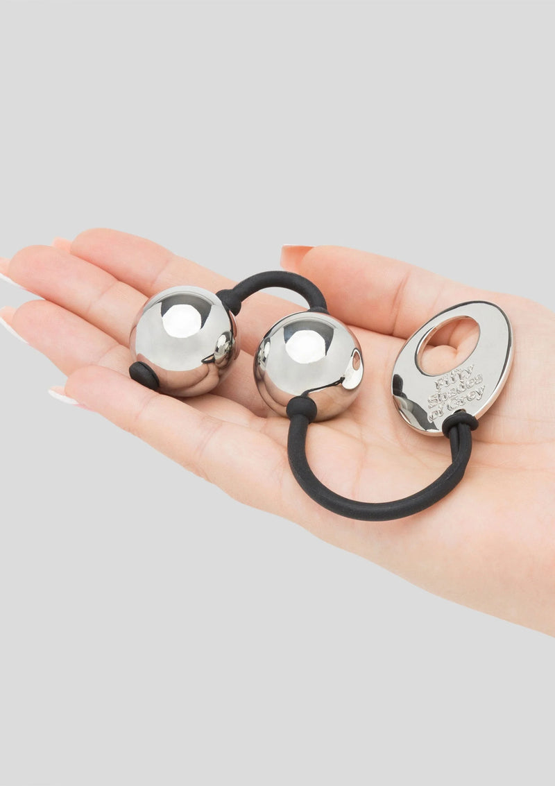 Fifty Shades of Grey Silver Pleasure Balls 221 Gram