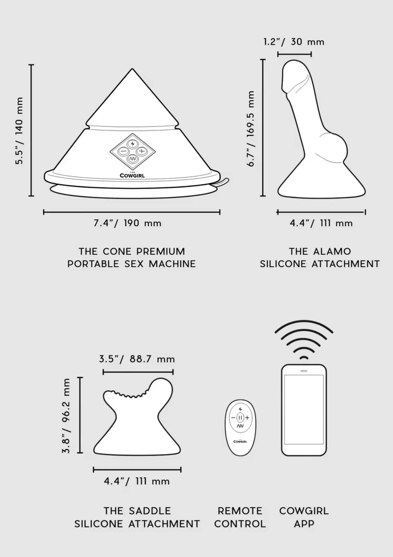 The Cowgirl Cone Sex Machine