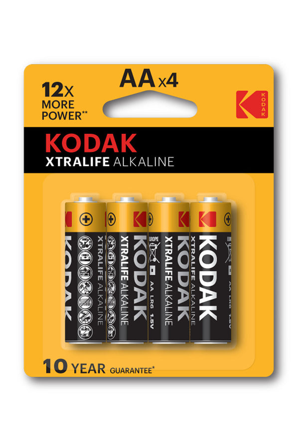 Kodak XTRALIFE Alkaliska AA-Batterier 20x4 st