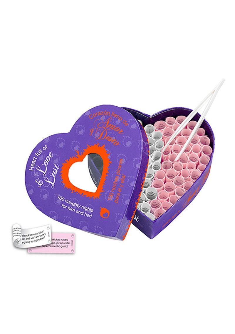 Tease & Please Heart/Corazon Love & Lust - 2 Språk