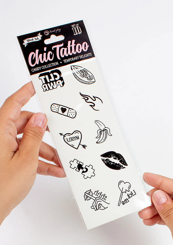 Secret Play Candy Chic Temporary Tattoo
