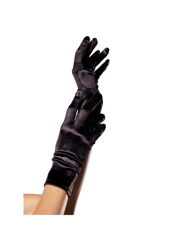 Leg Avenue Wrist Length Satin Gloves
