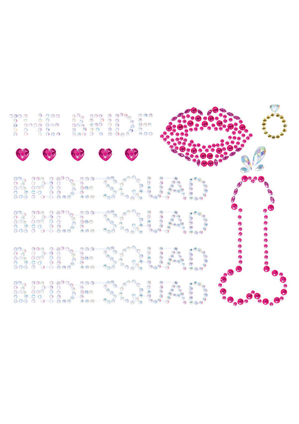 Leg Avenue Bride Squad Adhesive Body Jewels