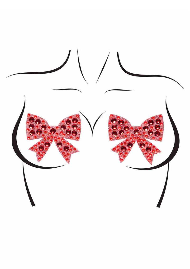 Leg Avenue Rhinestone Bow Nipple Jewels