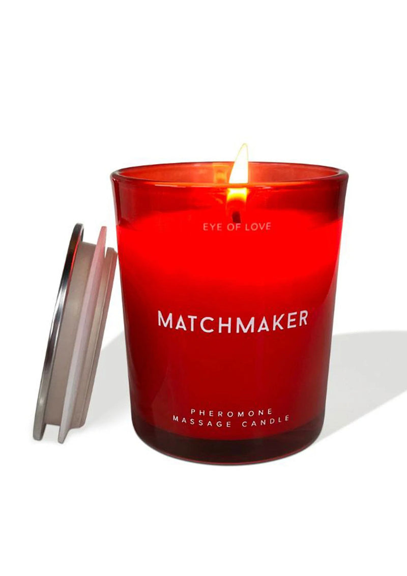 Eye Of Love - Matchmaker Pheromone Massage Candle Red