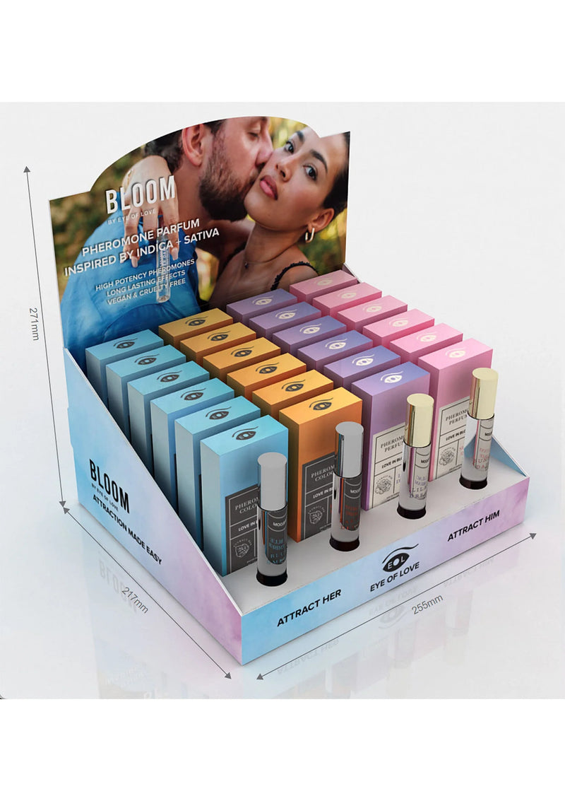 Eye of Love - Bloom - Pheromone Perfume Display 24st