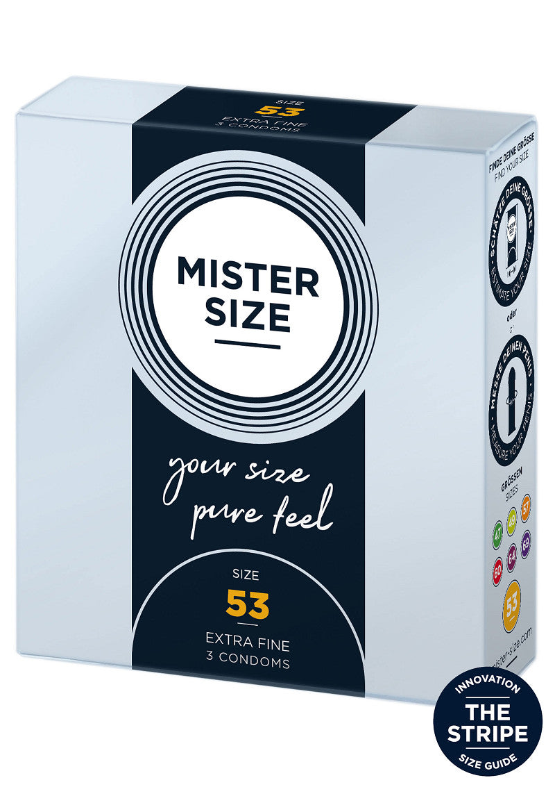 Mister Size strl 53 kondomer 3 st