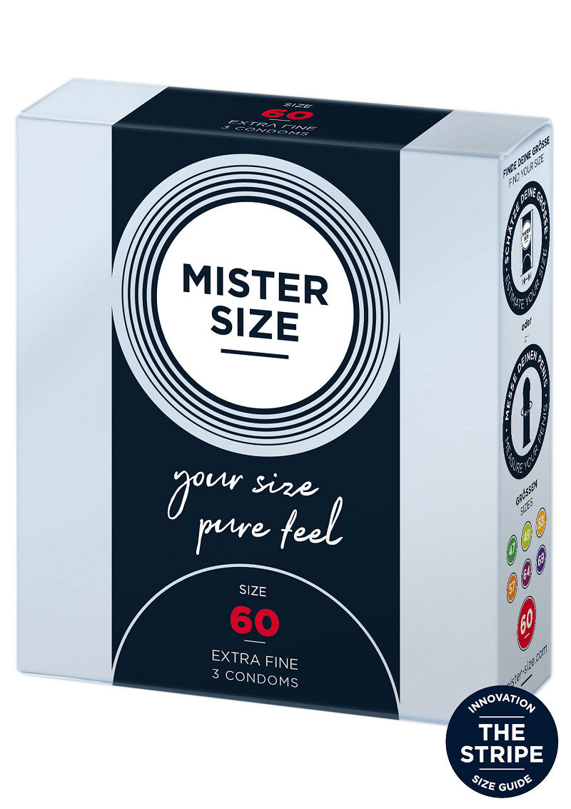 Mister Size strl 60 kondomer 3 st
