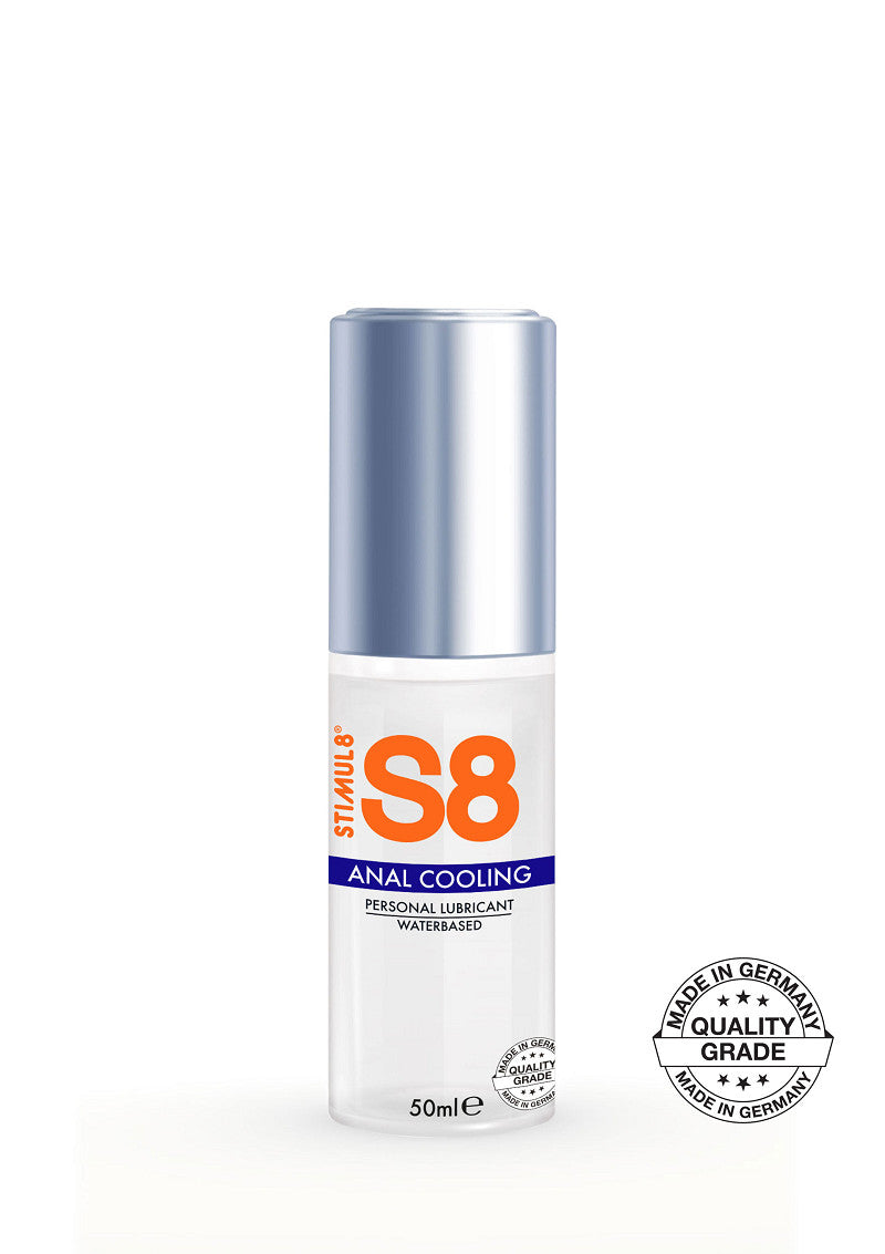 S8 Vattenbaserat Cooling Anal Lube 50ml